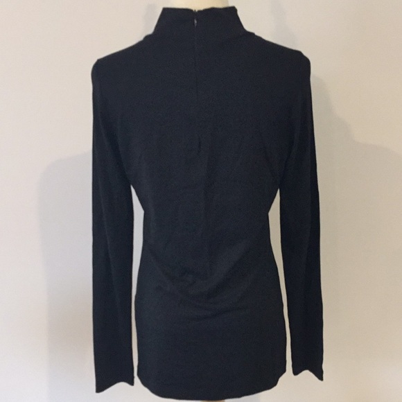 🌟🌟 HOST PICK 🌟🌟Tuzzi   black detailed high neck top - Picture 5 of 7